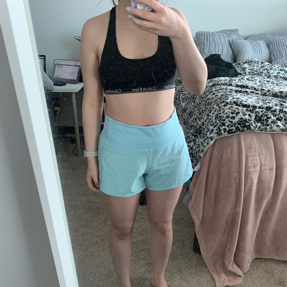 Lululemon high rise speed up shorts